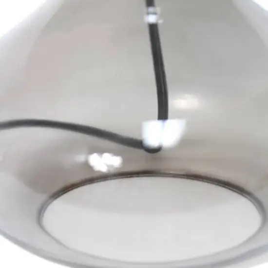 Simple Designs Glass Raindrop Table Lamp Smoke {8}