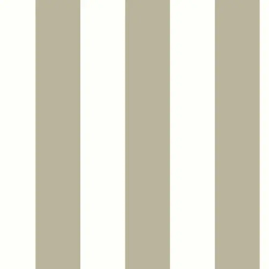 RoomMates Awning Stripe Peel & Stick Wallpaper Pearl Neutral {1}
