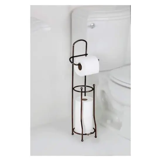 Bath Bliss Toilet Paper Holder & Dispenser Rust {4}