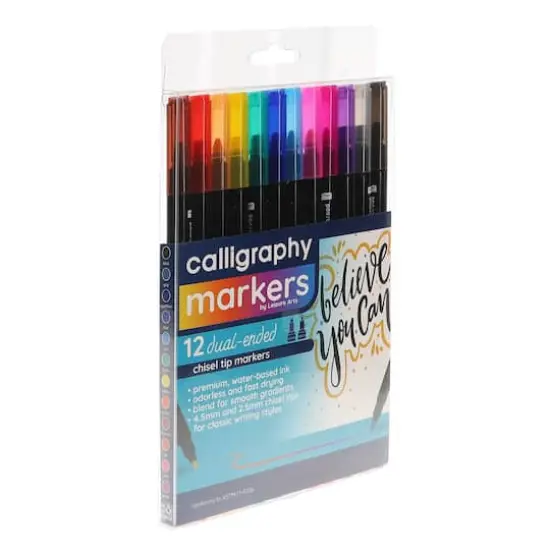 Leisure Arts&reg; Calligraphy Marker Set {1}