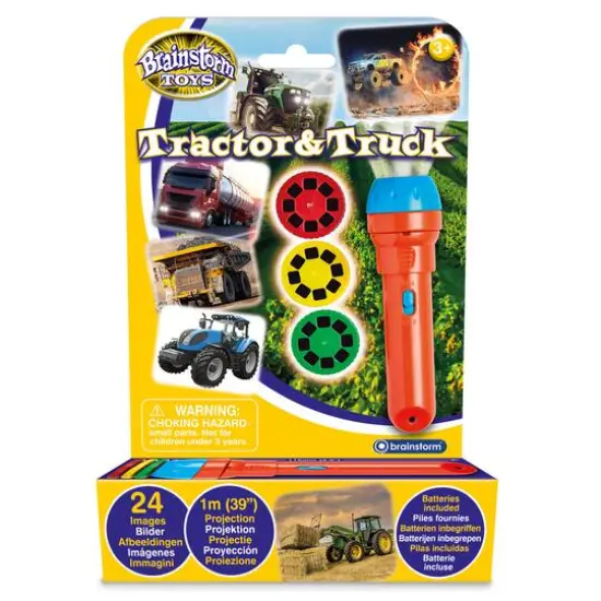 Brainstorm Toys Tractor & Truck Torch & Projector {1}