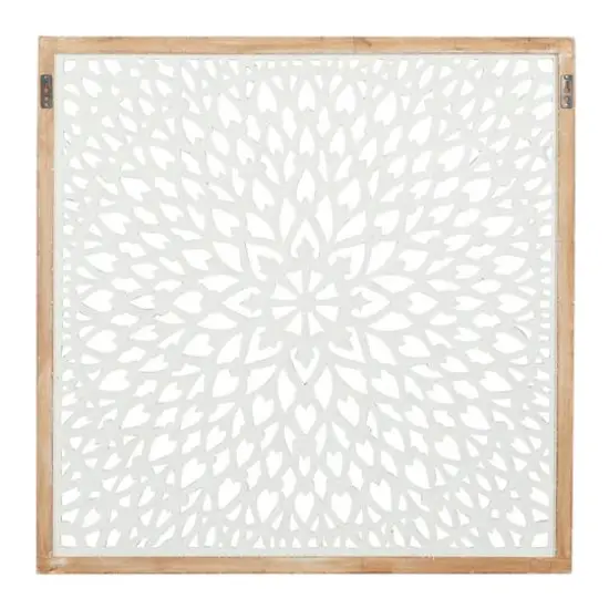 36" Tan Traditional Ornamental Wood Wall D&eacute;cor {7}