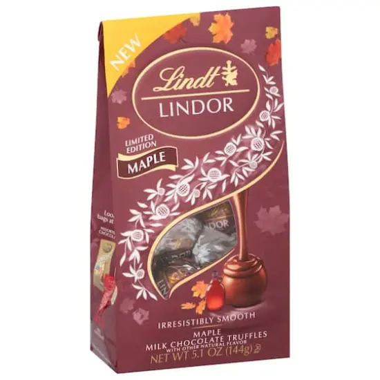 Lindt Lindor Maple Milk Chocolate Truffles {1}