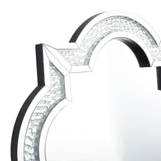 Silver Glam Wall Mirror, 39" x 2" x 39" {4}