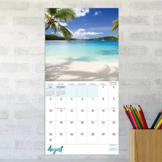 TF Publishing 2025 Tropical Beaches Mini Calendar {4}