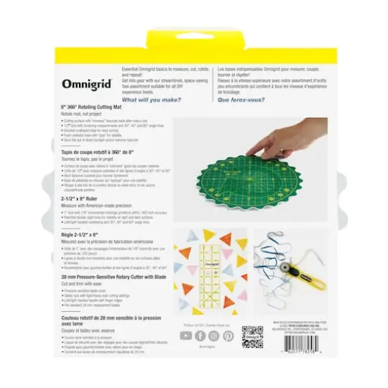 Omnigrid&reg; 8" 360&deg; Rotating Mat Set {3}