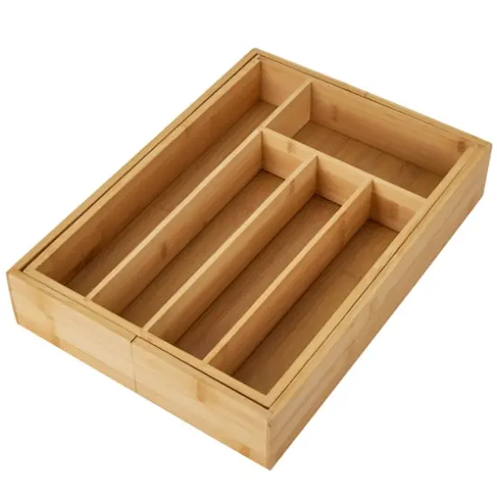 Kitchen Details Bamboo Expandable Cutlery Tray {3}