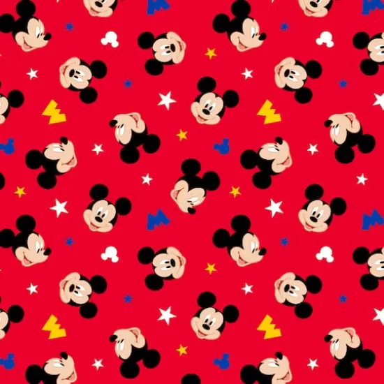 Disney&reg; Mickey Head Toss Cotton Fabric {1}