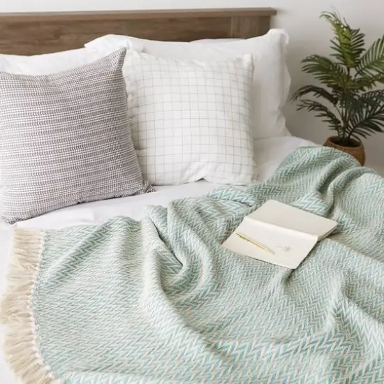 DII&reg; Zig-Zag Throw Aqua {7}