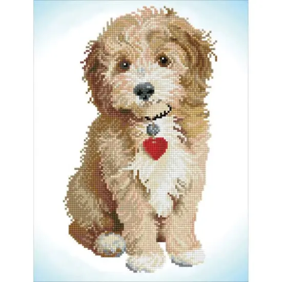Diamond Dotz&reg; Lovely Boy Diamond Painting Artwork Kit {1}
