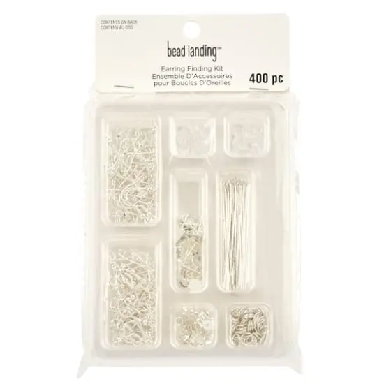 Earring Finding Kit by Bead Landing&trade; Silver {1}
