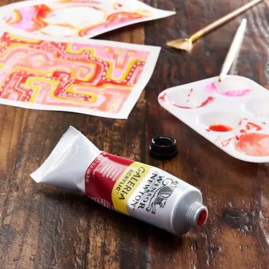Winsor & Newton&trade; Galeria Acrylic&trade;, 60mL Crimson {3}