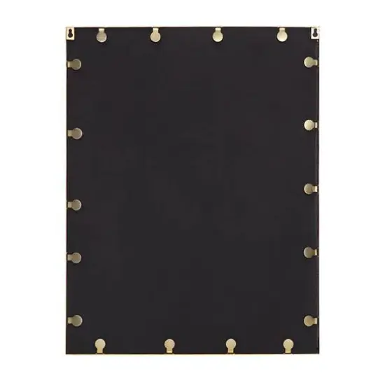 Habitat Laia 30" Golden Rectangular Wall Mirror {7}