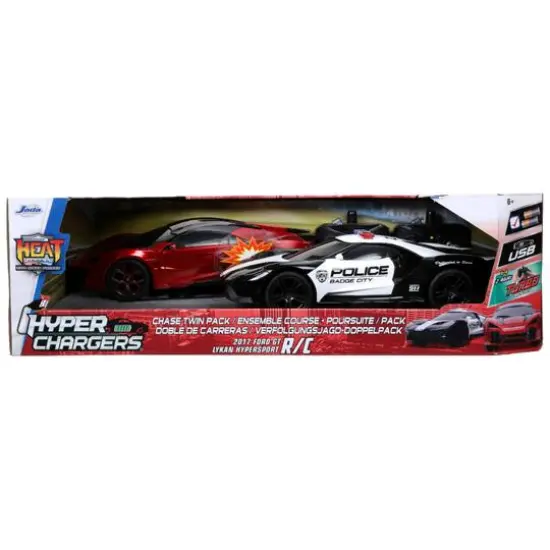 Jada Toys&reg; HyperChargers 1:16 Battle Machine RC Twin Pack {3}