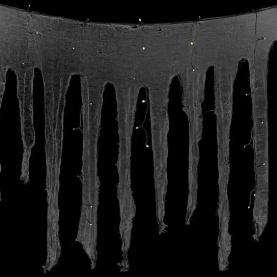 54ct. Warm White LED Black Gauze String Lights by Ashland&reg; {3}