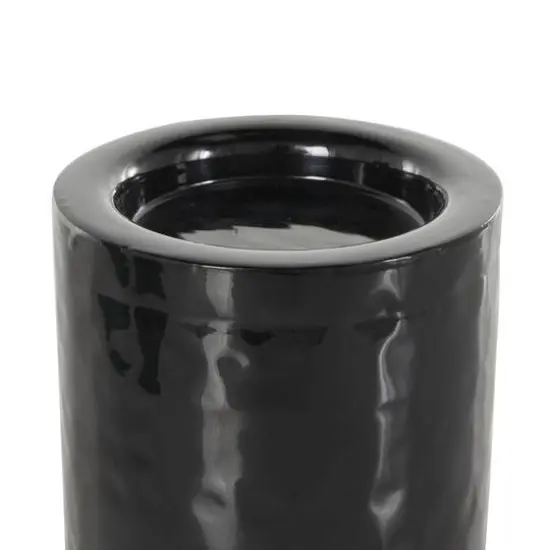 Green Metal Colorblock Candle Holder with Paint Streak Designs Set {6}