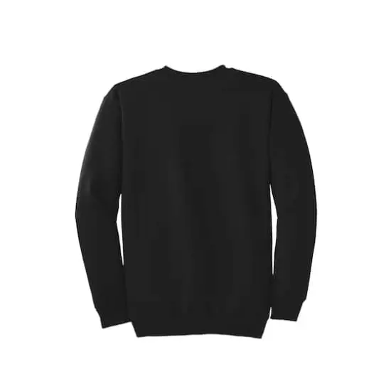 Port & Company&reg; Essential Fleece Crewneck Sweatshirt Jet Black {5}