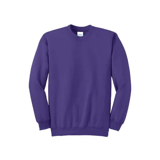 Port & Company&reg; Essential Fleece Crewneck Sweatshirt Purple {1}