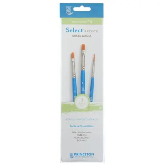 Princeton&trade; Select&trade; Artiste Series 3750 #4 Brush Set {1}