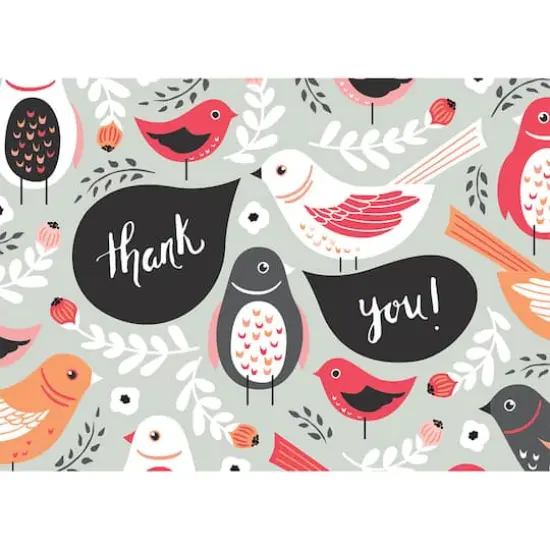 JAM Paper Assorted Floral Design Blank Thank You Cards Set, 36ct. {3}