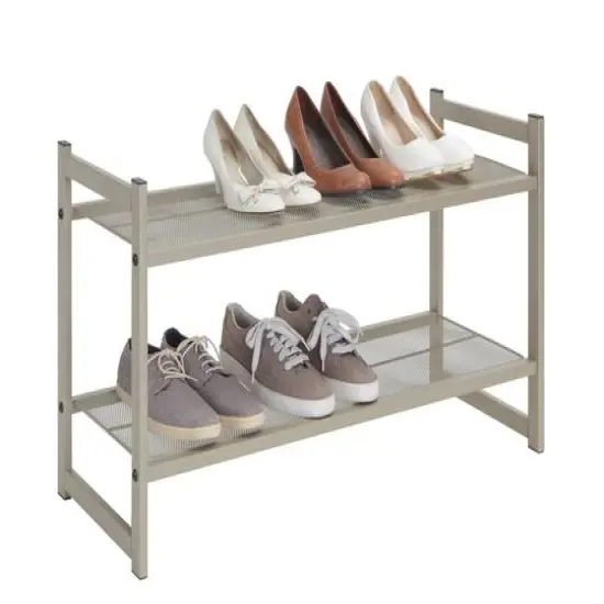 SunnyPoint 2-Tier Mesh Storage Rack {1}