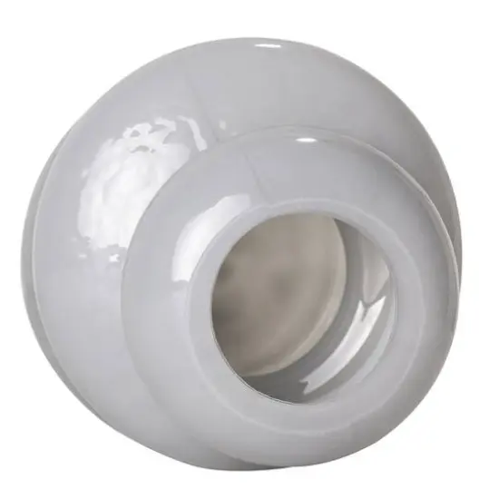 American Art Decor Cool Grey Cairns Glass Vase Set {8}