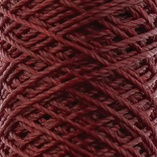 Gudebrod 0.018" 3 Ply Waxed Thread Bobbin, 75ft. Red Brown {4}