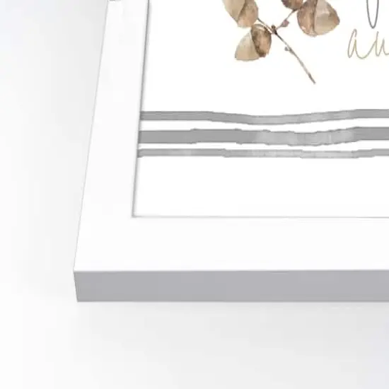 Hello Autumn Framed Print Wall Art {3}