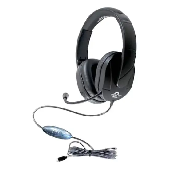 HamiltonBuhl&reg; MACH-2&trade; Multimedia Stereo Headset with Gooseneck Mic  {1}
