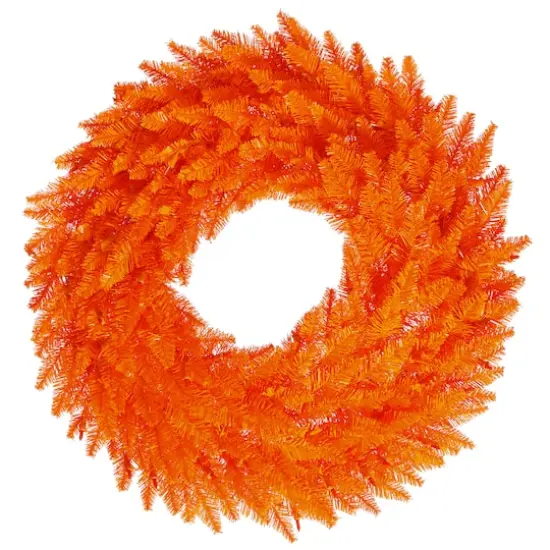 30" Unlit Orange Fir Artificial Christmas Wreath {1}
