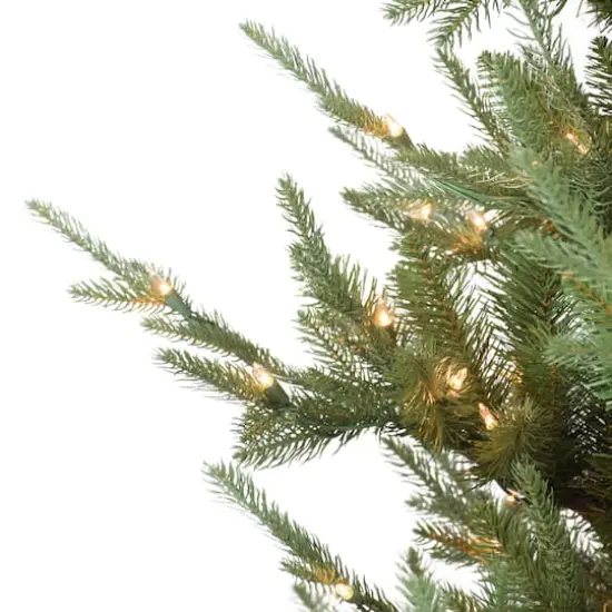 6.5ft. Pre-Lit Hillside Spruce Artificial Tree, Clear LED Lights {5}