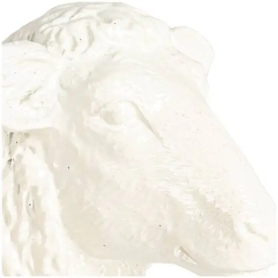 Hello Honey&reg; 6.75" Long White Pastoral Elegance Sheep Taper Candle Holder {10}