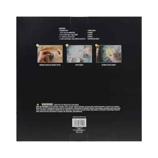 14" Round Rainbow Mosaic Tray Kit by Make Market&reg; {5}