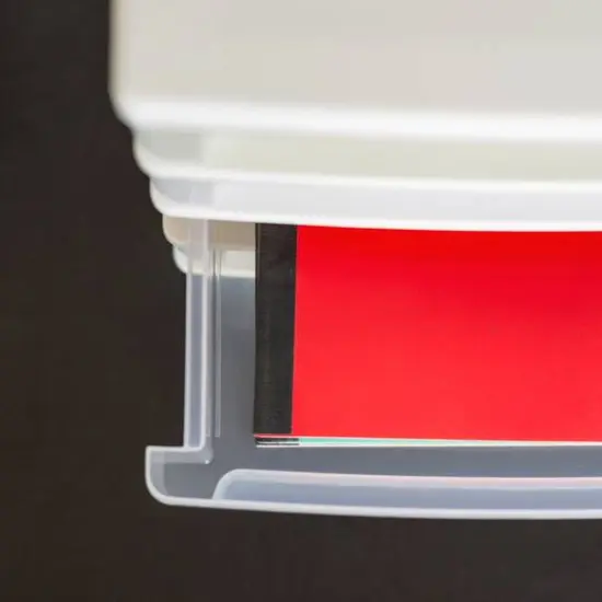 IRIS White 4-Drawer Desktop Plastic Drawer Organizer {14}