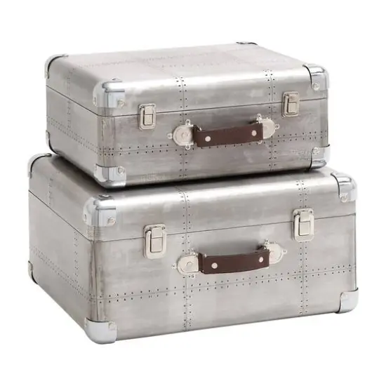 Silver Wood & Metal Farmhouse Box Set {1}