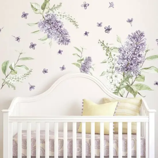 RoomMates Lilac Peel & Stick Giant Wall Decals {3}