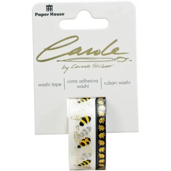 Paper House&reg; Bees By Carol Shiber Washi Tape Set {1}