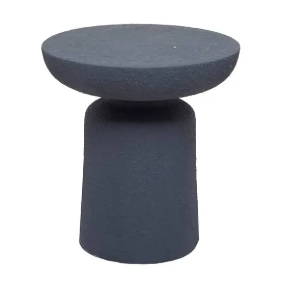 Blue Contemporary Garden Stool, 17" x 17" x 18" {6}