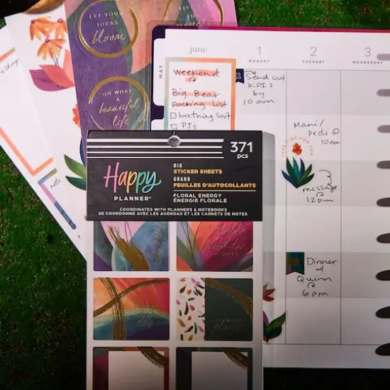 The Big Happy Planner&reg; Floral Energy {13}
