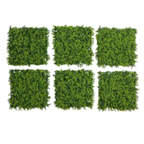 20" Irish Green Meadow Artificial Living Wall Panels, 6ct. {1}