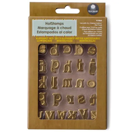Walnut Hollow&reg; Hot Stamps Lowercase Alphabet Set {6}