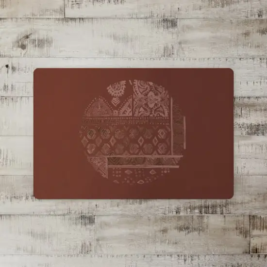 Circle Fall Pattern Floor Mat {3}