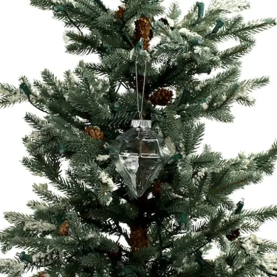4.25" DIY Clear Plastic Diamond Ornaments, 4ct. by Make Market&reg; {4}