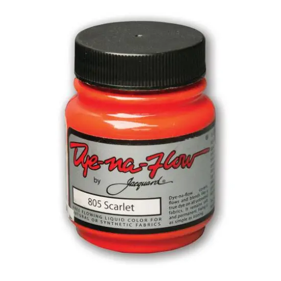 Jacquard Dye-Na-Flow Fabric Color, 2.25oz. Scarlet {1}