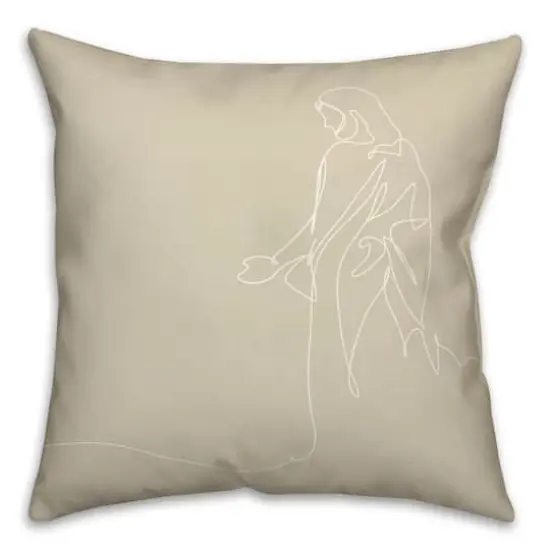 Risen Bible Pillow 2 18" x 18" Throw Pillow {3}
