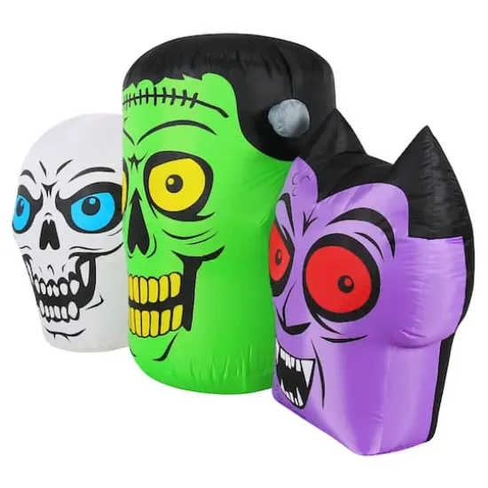 6ft. Airflowz Inflatable Halloween Monster Trio {3}