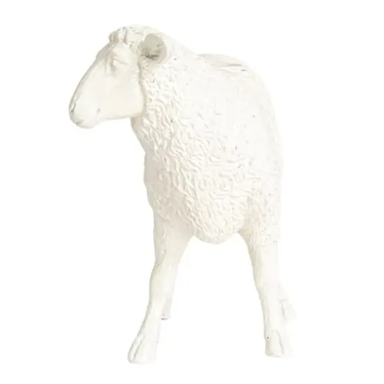 Hello Honey&reg; 6.75" Long White Pastoral Elegance Sheep Taper Candle Holder {11}