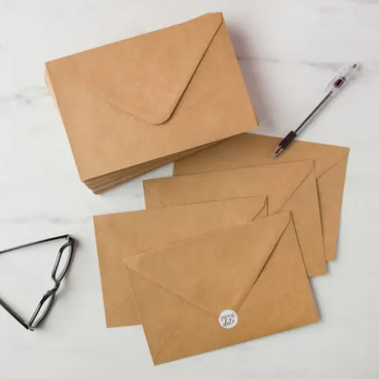 Kraft Paper Envelopes by Recollections&trade;, 6" x 9" {4}