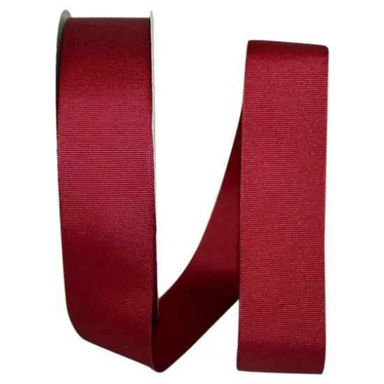 The Ribbon Roll 1.5" x 50yd. Grosgrain Solid Ribbon Currant {1}