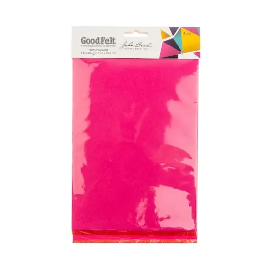 John Bead Beading Foundation, 4ct. Red and Pink {4}